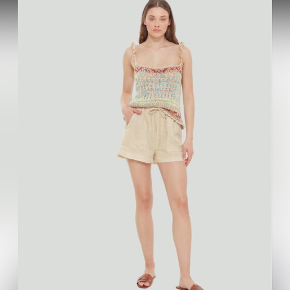 NWT DEX Space Dye Crochet Cami
